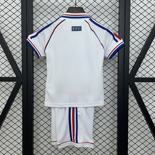 France 1998 Away Kids Retro Kit