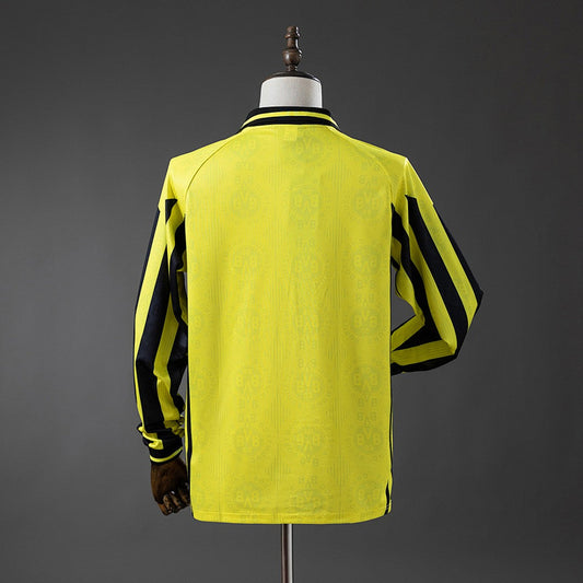 Borussia Dortmund 1996/97 Home Long Sleeve Retro Kit back view