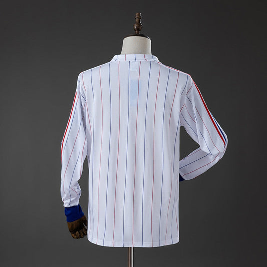 France 1980/82 Away Long Sleeve Retro Kit back view