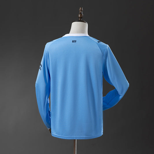 Manchester City Home Replica Kit 2025/26 Long Sleeve