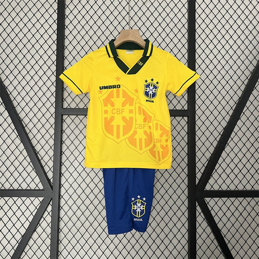 Brazil 1994 Home Kids Retro Kit