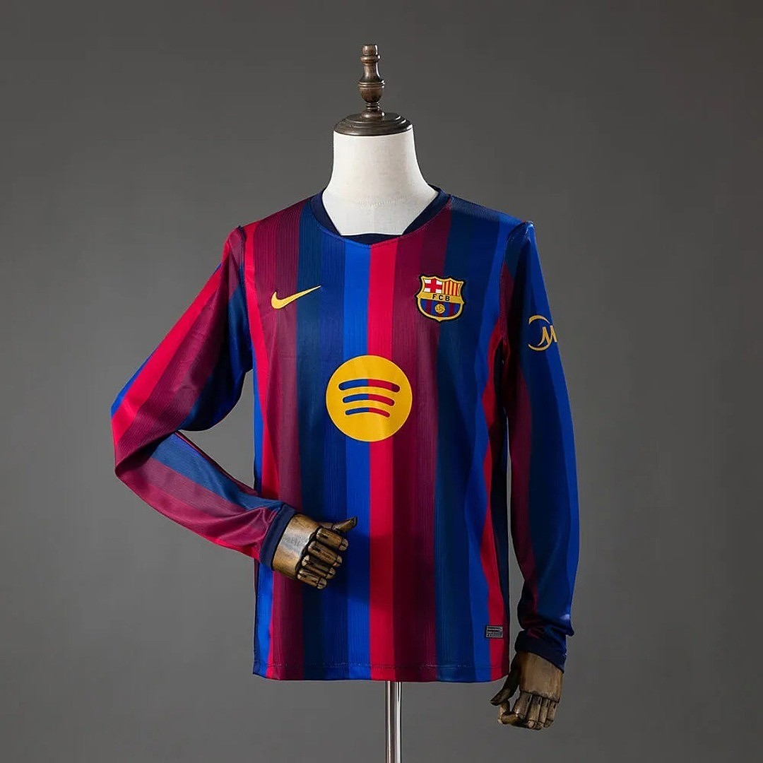 FC Barcelona Home Replica Long Sleeve Kit 2026/27