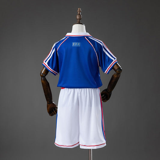 France 1998 Home Kids Retro Kit