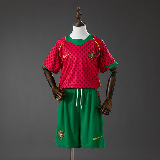 Portugal 2004 Home Kids Retro Kit