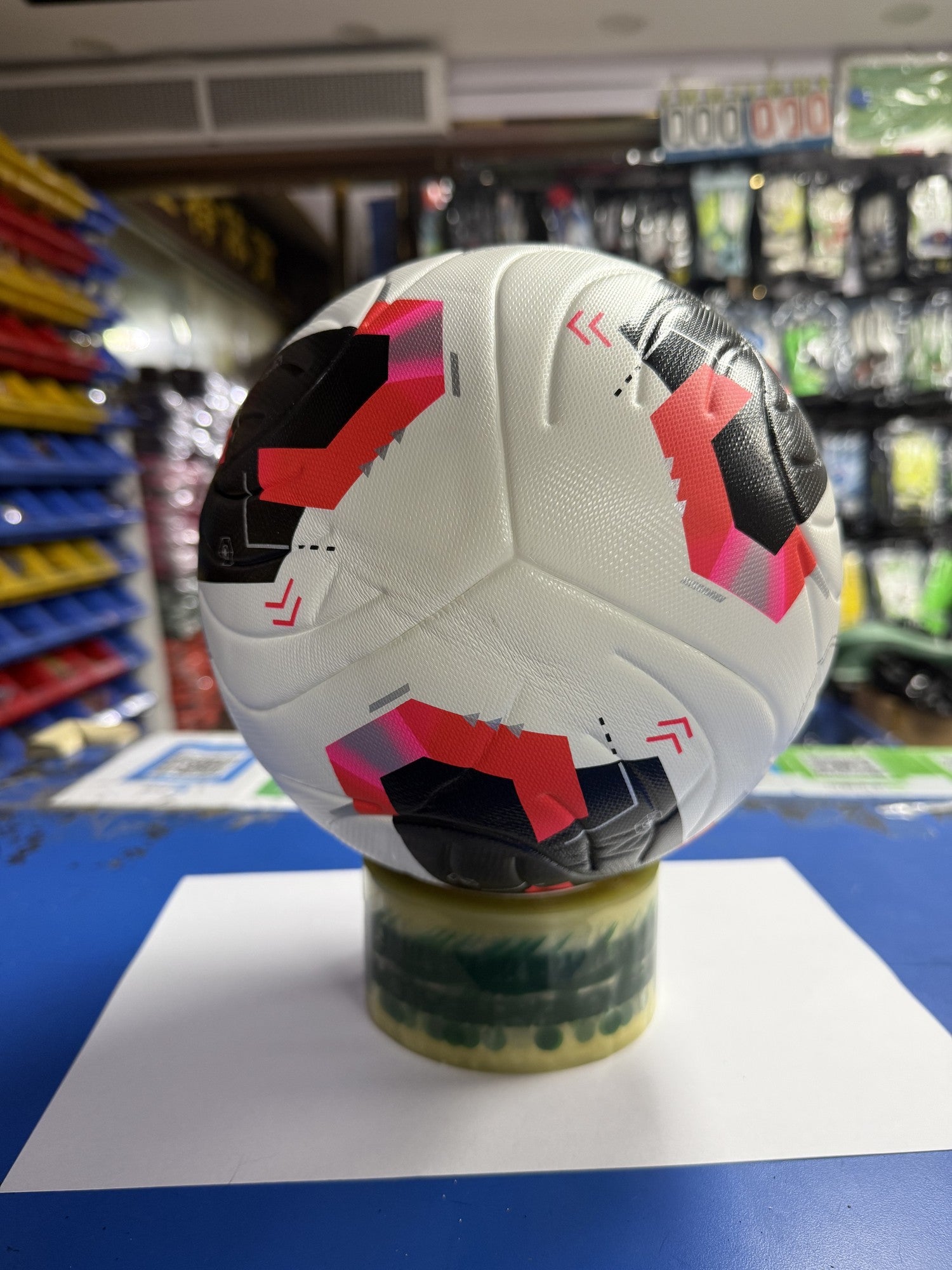 Training Soccer Ball White-Black-Pink World Cup Training Soccer Ball White Black Pink Home Training 2026/27