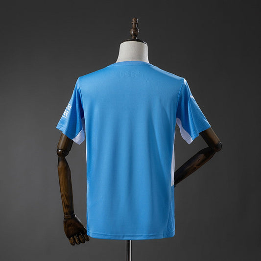 Manchester City 2021/22 Home Retro Kit back view