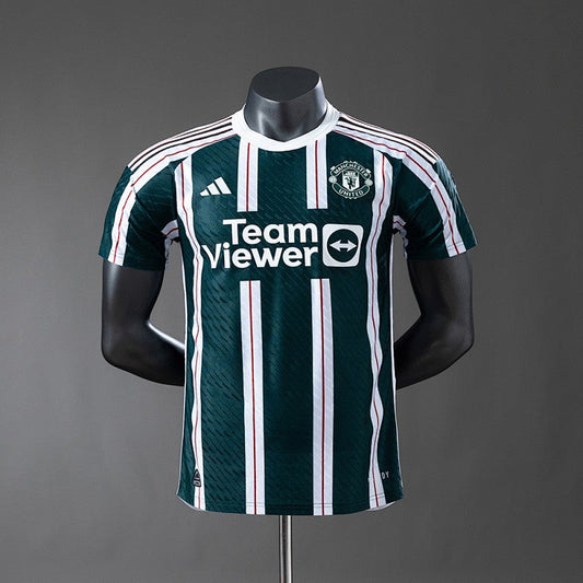 Manchester United 2023/24 Away Player Retro Kit front view