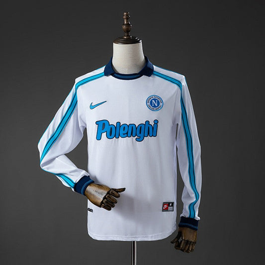 Napoli 1998/99 Away Long Sleeve Retro Kit front view