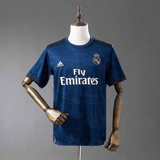 Real Madrid 2019/20 Away Retro Kit front view