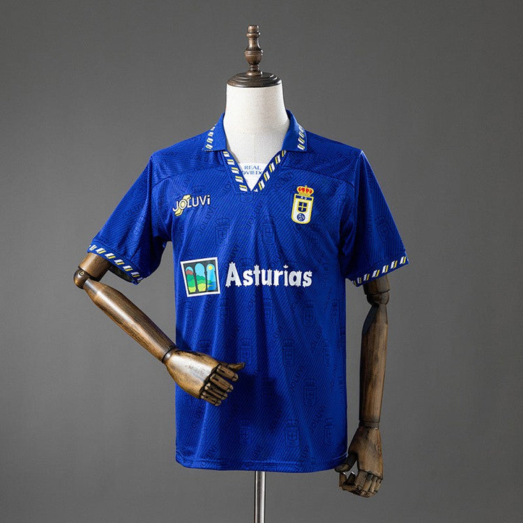 Real Oviedo 1995/96 Home Retro Kit front view