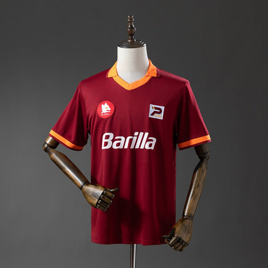 AS Roma 1982/83 Home Retro Kit front view