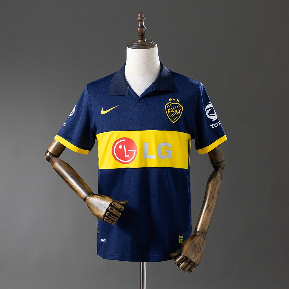 Boca Juniors 2009/10 Home Retro Kit front view
