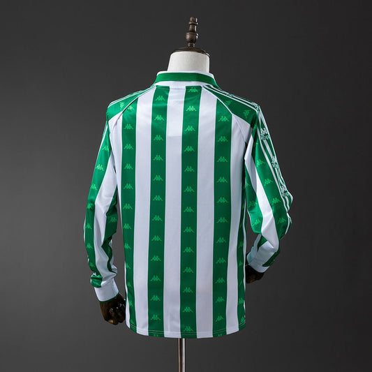 Real Betis 1995/97 Home Long Sleeve Retro Kit back view