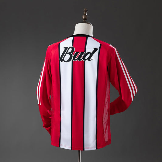 River Plate 2003/04 Away Long Sleeve Retro Kit back view