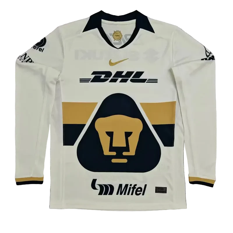 Pumas UNAM Home Replica Long Sleeve Kit 2025/26